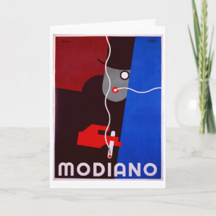 Modiano -  Poster voor sigarettensigaretten Kaart