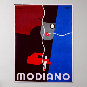 Modiano -  Sigarette Adverteren Poster