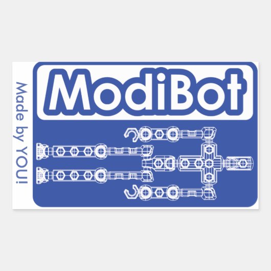 ModiBot 'Construisez votre propre' Stickers Figuri (Devant)