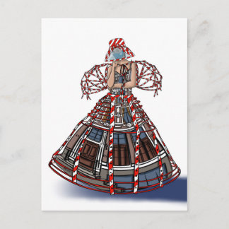 "Modieus" Briefkaart