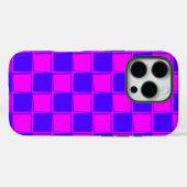 Modieus Checker Pattern Design Case-Mate iPhone Case (Achterkant (horizontaal))