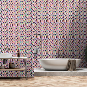 Modieus Chic Bloemrijk Roze Behang