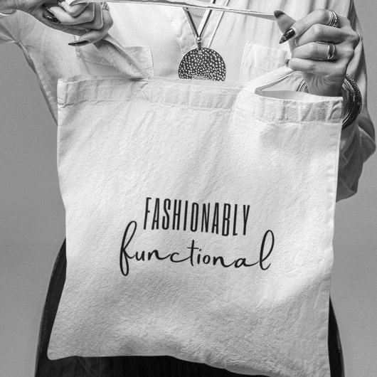 Modieus functioneel stijlvol modern cadeau tote bag
