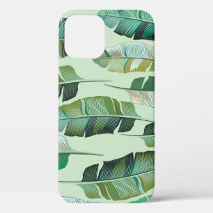 Modieuze Banaan Planten Tropische illustratie iPhone 12 Hoesje