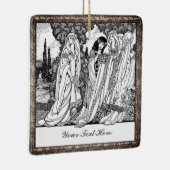 Modieuze  Dames Keramisch Ornament (Rechts)