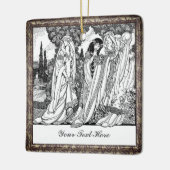 Modieuze  Dames Keramisch Ornament (Links)