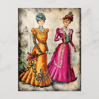 MODIEUZE DAMES VINTAGE 92 BRIEFKAART