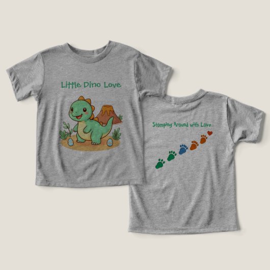 Modieuze Dinosaurus Pret (Ontwerp Voorkant & Achterkant)