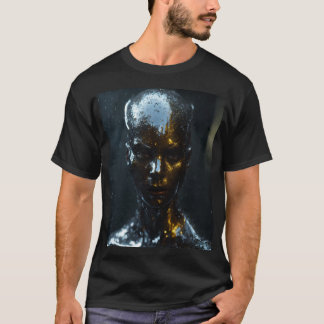 # Modieuze FAS: zwart T-shirt voor heren.