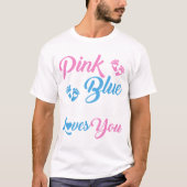 Modieuze geslachtsonthulling oma houdt van je roze t-shirt (Voorkant)