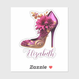 Modieuze hoge hakken sticker