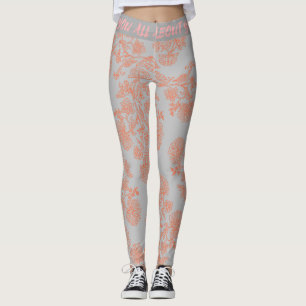 Modieuze hoge taille sportleggingen leggings