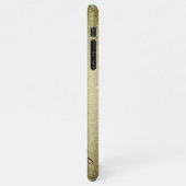 Modieuze Leopard Patroon Achtergrond Aangepaste na iPhone Hoesje (Linkerkant)