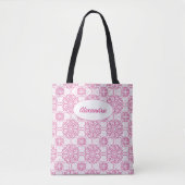 Modieuze patroon Canvas tas (Voorkant)