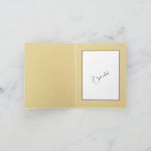 Modieuze robot meisje feestdagen kaart (Binnen)