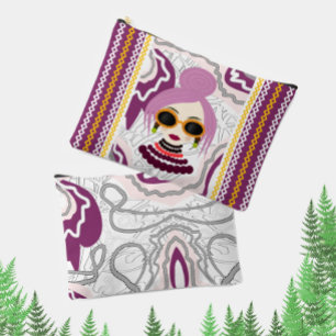 Modieuze vrouw etui