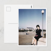 Modieuze vrouw, Union Station, Washington DC Briefkaart (Voorkant / Achterkant)