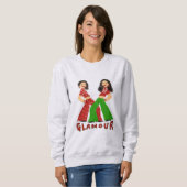 Modieuze vrouwen trui (Voorkant volledig)