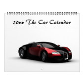 Modifiable 20xx Le calendrier automobile (Protection)
