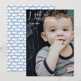 Modifiable J'ai reçu ma première carte pour dents