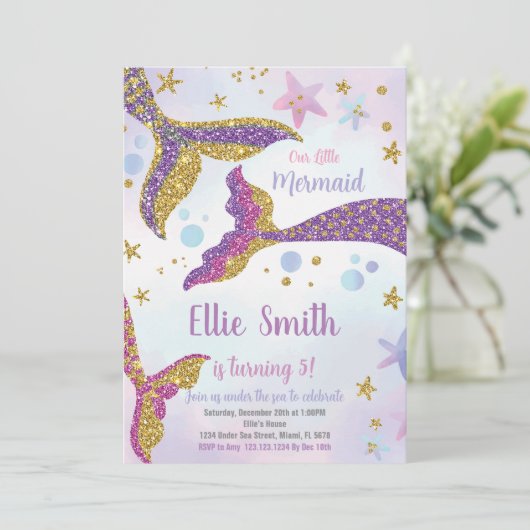 Modifiable sous la carte Sea Party avec arc-en-cie (Debout devant)