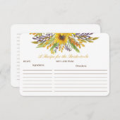 Modifiable une recette pour la carte de future mar (Devant / Derrière)