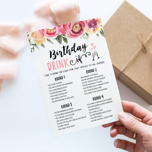 Modification Anniversaire BOIRE SI Carte Jeu Anniv