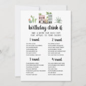 Modification Anniversaire BOIRE SI Carte Jeu Anniv (Devant)