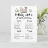 Modification Anniversaire BOIRE SI Carte Jeu Anniv (Debout devant)