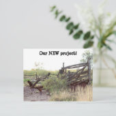 Modification des cartes postales d'adresse (Debout devant)