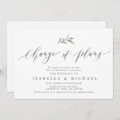 Modification Des Plans Reporté Faire-part Mariage (Devant / Derrière)