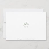 Modification Des Plans Reporté Faire-part Mariage (Dos)