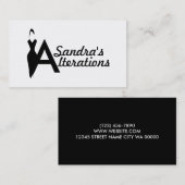 Modifications, Carte de visite sur mesure (Devant / Derrière)