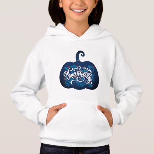 modificeerbare tekst over pompoen voor Thanksgivin (Voorkant)