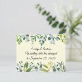 Modifier la carte postale de la date du mariage (Debout devant)
