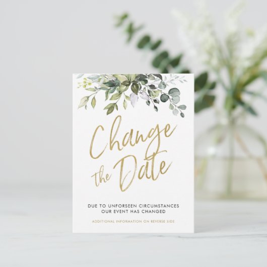 Modifier La Date, Reporter, Cartes De Mariage Verd (Debout devant)