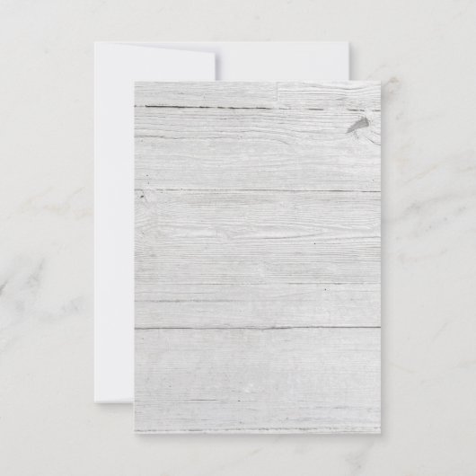 Modifier La Date Rustique Reprogrammée Carte Maria (Dos)