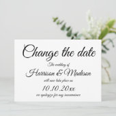 Modifier la date, Script Mariage Faire-part (Debout devant)