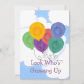 Modifier l'âge Invitation de fête d'anniversaire (Devant)