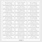 modifier le étiquette de timbre d'adresse invité m (Feuille)