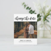 Modifier le Faire-part Mariage de date reportée (Debout devant)