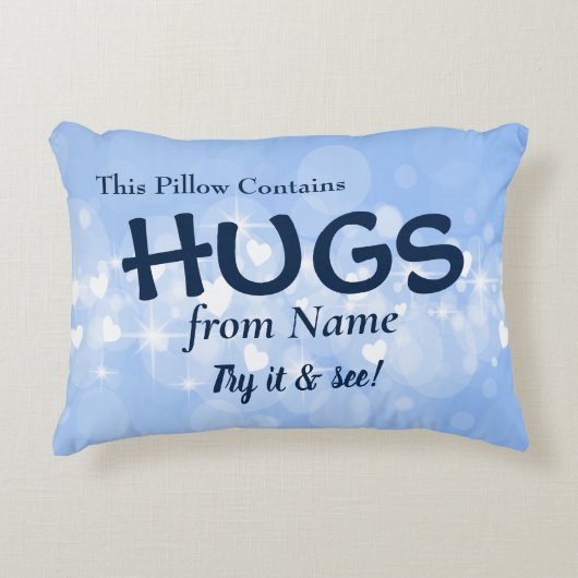 Modifier le nom et le texte Ce Coussin contient de (Devant)