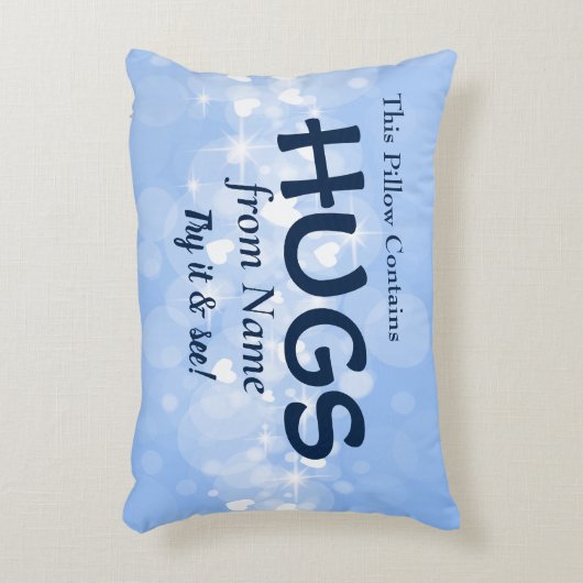 Modifier le nom et le texte Ce Coussin contient de (Devant(Vertical))