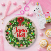 Modifier le texte Assiette joyeux Noël 9" (Fête)