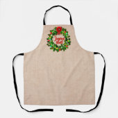 Modifier le texte Joyeux Noël Tablier (Recto)