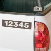 Modifier le texte, Sticker pour les numéros de mai (Sur camion)