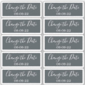 Modifier les étiquettes de mariage de date 0,8 po (Devant)
