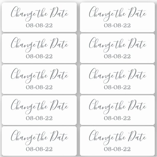 Modifier les étiquettes de mariage de date 0,8 po  (Devant)