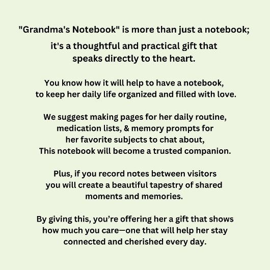 Modifier N'IMPORTE QUEL Texte - Grand-mère Carnet 