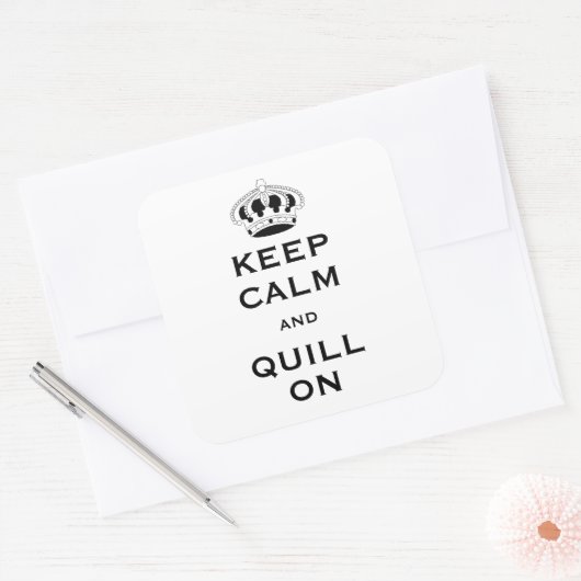 Modifier QUILL (Edit QUILL) : Sticker Carré 3 pouc (Enveloppe)